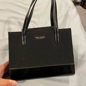 black Kate Spade hand bag